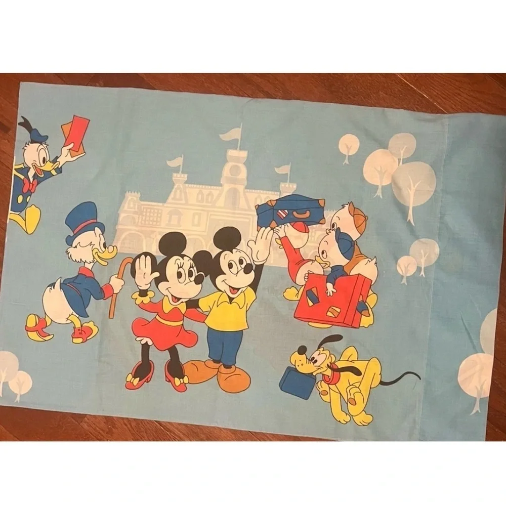 VTG Walt Disney Production Double Sided Pillow Case